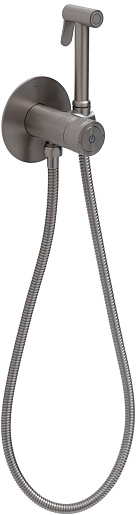 Allen Brau Смеситель с гигиеническим душем Liberty 5.33005-BN (с внутренней частью) никель браш – фото-1